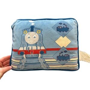 Vintage Y2K Thomas & Friends Decorative Pillow Blue Thomas the Tank Engine